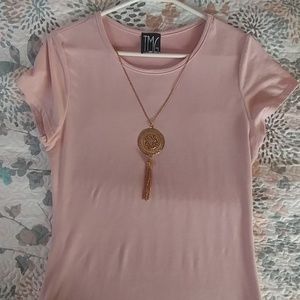Blush pink top
